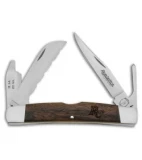 Remington 870 Series Waterfowler Traditional Pocket Knife 3.75" American Walnut