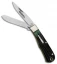 Remington 2012 Baby Bullet Tradtional Pocket Knife 3" Green Bone