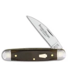 Queen 99 Schatt & Morgan Exec Traditional Pocket Knife 3" Brown Bone
