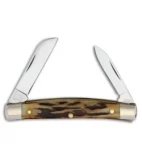 Queen Cutlery Queen City Congress Traditional Pocket Knife 2.375" Stag KD33QC
