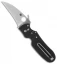 Spyderco P'Kal Knife C103GP Black G-10 (3" Satin Plain)