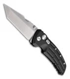 Hogue Knives EX01 Knife Black Aluminum Tanto Blade (4" Tumble Plain)