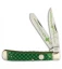 Brian Wilhoite Good Luck Trapper Slip Joint Knife Green Polymer (Polish)