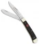 Boker Tree Brand Trapper Pocket Knife  2.5" Black Jigged Bone 110740