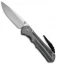 Chris Reeve Knives Large Inkosi Knife Black Canvas Micarta Inlays (3.5" SW) CRK