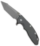 Hinderer Knives XM-18 3.5 Fatty Harpoon Tanto Knife Battle Gray G-10 (Working)
