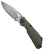 Strider SnG CC Frame Lock Knife OD Green G-10 (3.5" CTS-40CP Stonewash)