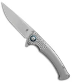 Kizer Uli Hennicke Sealion Frame Lock Knife Titanium (3.3" Satin) Ki4509