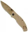 Timberline SOC Folder Coyote Tan Knife (3.25" Camo Serr) 4311