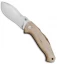 Fox Knives Anso Mojo Lockback Knife Olive Wood (3.5" Satin) FX-306 OL