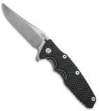 Hinderer Knives Eklipse Gen 2 Bowie Knife Black/FDE G-10 (3.5" Stonewash)