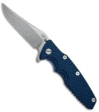 Hinderer Knives Eklipse Gen 2 Bowie Knife Blue/Black G-10 + Blue Ti (3.5" SW)