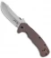Kershaw CQC-11K Frame Lock Knife Brown G-10 (3.5" Stonewash) 6031