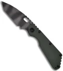 Strider Knives RW-1 Rogue Warrior Green G-10 Manual Tanto Knife (Tiger PLN)