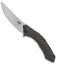 Zero Tolerance Sinkevich 0460CF Flipper Knife Carbon Fiber (3.25" Satin) ZT