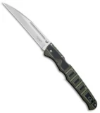 Cold Steel Frenzy I Tri-Ad Lock Knife  Black/Green G-10 (5.5" Satin) 62P1A