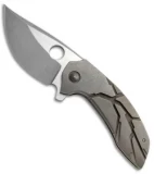 TuffKnives Geoff Blauvelt Custom Catalyst O Mini Knife Ti (3" Acidwash)