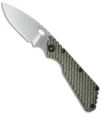 Strider Knives SMF Knife Green G-10 GG Gunner Grip (3.9" Stonewash)