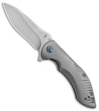 Kizer Alter Ego Frame Lock Flipper Knife Titanium (3.5" Stonewash) Ki4492