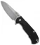 Hinderer Knives MP-1 Frame Lock Flipper Knife Black G-10 (3.375" Stonewash)