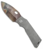 Medford TFF-1 Frame Lock Knife Tumbled Titanium (4" Vulcan) MKT