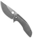 TuffKnives Geoff Blauvelt Custom Catalyst O Flipper Knife  (3.5" Acidwash)