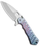 Steve Ryan Custom XL Folder Frame Lock Knife Multi-Color Ano Ti (4.5" Satin)