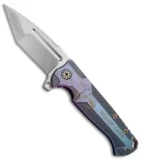 Andre de Villiers Custom Ronin Flipper Knife Molon Labe Ano (3.875" Satin) AdV