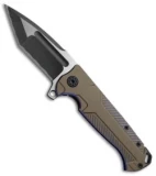 Andre de Villiers Custom Ronin Flipper Knife Bronze Ti (3.875" Two-Tone) AdV