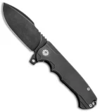 Andre De Villiers Milspec Harpoon Knife Black Ti (3.875" Black) AdV