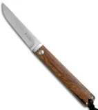 Kansei Matsuno Custom DB09 Friction Folder Knife Ironwood (2.875" Satin)