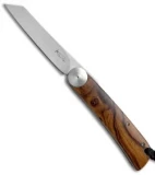 Kansei Matsuno Custom DB11 Friction Folder Knife Desert Ironwood (3.125" Satin)