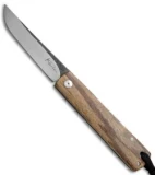 Kansei Matsuno Custom F033 Friction Folder Knife Light Wood (3" Satin)