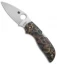 Spyderco Chaparral Folding Knife Raffir Noble Brass/Acrylic (2.8" Satin) C152RNP