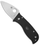 Spyderco Lil' Temperance 3 Compression Lock Knife  Black G10 (2.9" Satin) C69GP3