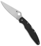 Spyderco Police 4 Lockback Knife Black G-10 (4.4" Satin K390) C07GP4