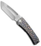Medford Custom Marauder Frame Lock Knife Blue/Bronze Ti (4.25" SW) MKT