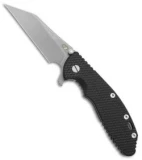 Hinderer XM-24 Wharncliffe Flipper Knife Black G-10 (4" M390 Working)