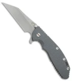 Hinderer XM-24 Wharncliffe Flipper Knife Gray G-10 (4" M390 Working)