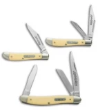 Schrade Old Timer Limited Edition Pocket Knife Gift Set Yellow (Set of 3)