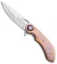 Olamic Cutlery Wayfarer Compact Knife Copper/Timascus (3.5" Mirror ) WC300