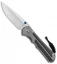 Chris Reeve Knives Large Inkosi Knife Carbon Fiber Inlays (3.5" Stonewash) CRK