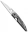 Spyderco Des Horn Liner Lock Knife Black G-10 (3.1" Satin ) C153GP