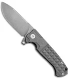 Andre De Villiers Custom Spearpoint Variant Knife Knurl (4" SW-BB) AdV