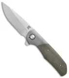Eutsler Custom Equalizer Bolster Lock Knife Micarta (3.375" Satin)