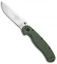 Ontario RAT Model 2 Liner Lock Knife OD Green (3" Stonewash) 8881GR