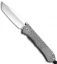 Chris Reeve Umnumzaan Tanto Frame Lock Knife Titanium (3.7" Stonewash)