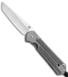 Chris Reeve Large Sebenza 21 Tanto Knife w/ Micarta Inlays (3.625" Stonewash)