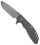 Hinderer Knives XM-24 Spear Point Flipper Knife Gray G-10 (4" Stonewash)