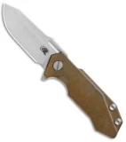 Hinderer Knives Half Track Frame Lock Knife Bronze Titanium (2.75" Satin)